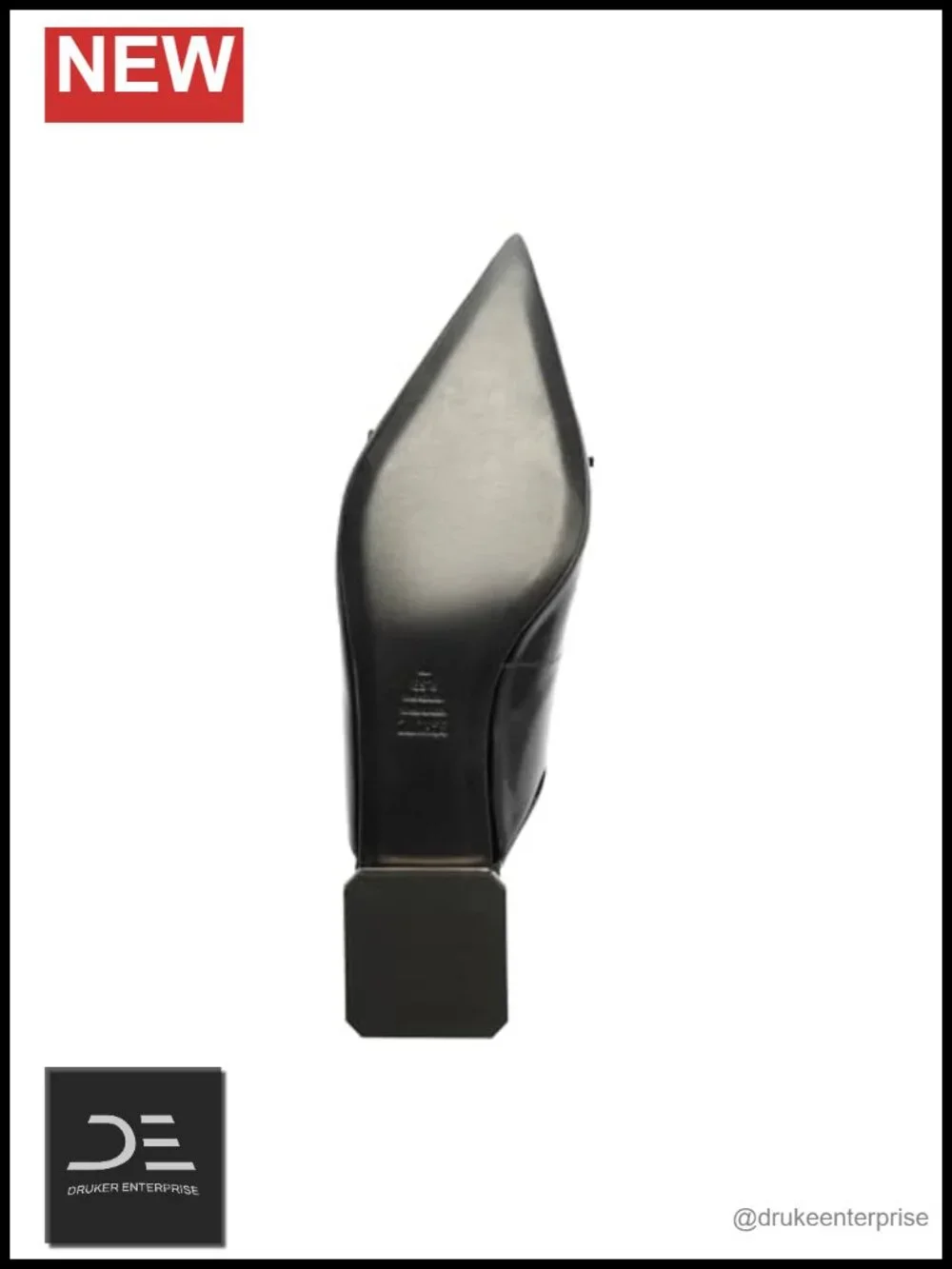 Patent Leather Ballet Flats with Bow Detail, Gold Heel Accent